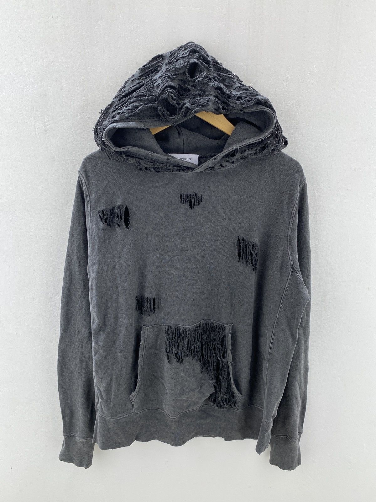 Le Grande Bleu (L.G.B.) Simplicite Destoyed Gothic Metal ERD Balenciaga Style Size US L / EU 52-54 / 3 - 1 Thumbnail