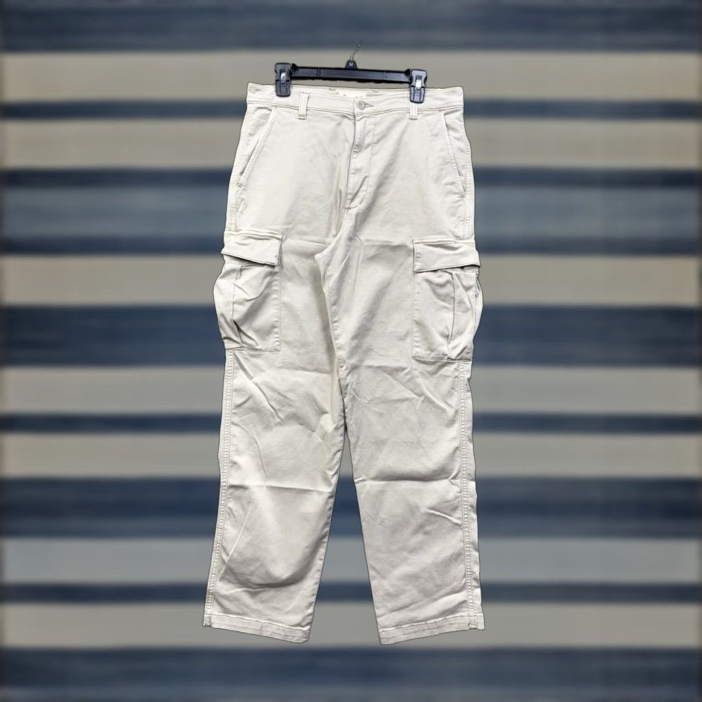Madewell Madewell Cargo Pants Mens 32x32 Khaki Twill Cargo Casual Skater Preppy Beige y2k Size US 32 / EU 48 - 1 Thumbnail