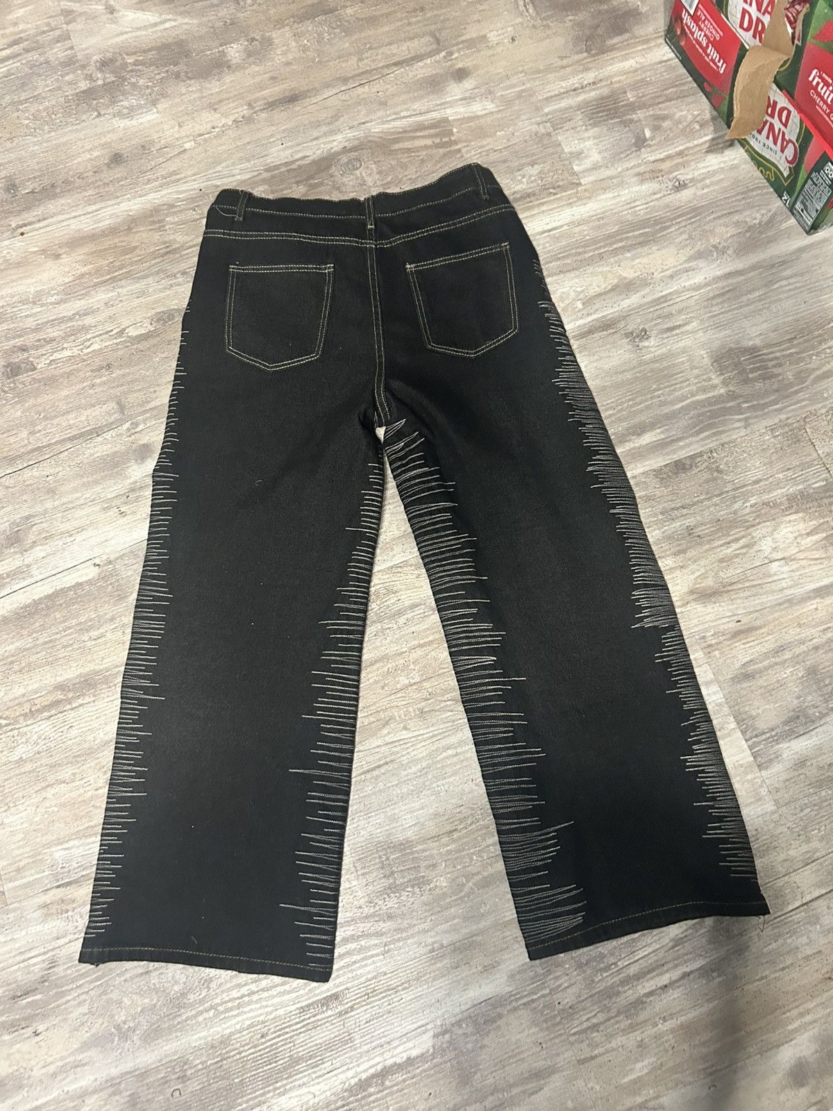 Japanese Brand Slumxweirdo scribble Denim Size US 34 / EU 50 - 2 Thumbnail