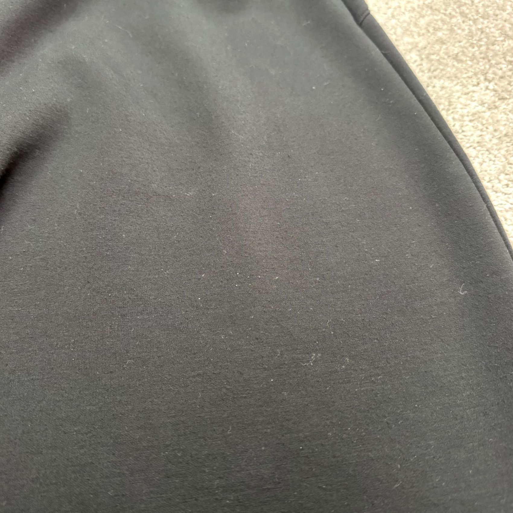 Spanx Spanx Pull On Tapered Leg Trouser Lounge Pants Womens 2X Long Black Stretch Size 40" / US 18 - 4 Thumbnail