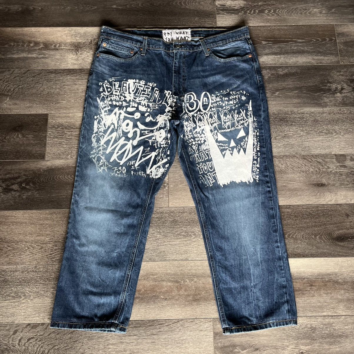 Asspizza Vintage Levi’s Asspizza PWYW Pay What You Want Denim Jeans Size US 40 / EU 56 - 2 Thumbnail