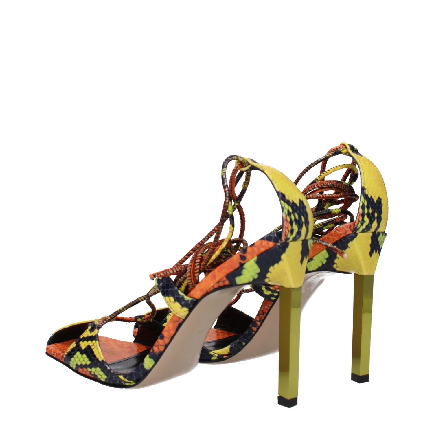 The Attico ob1o1e1224 Leather Sandals in Multicolor Size US 10 / IT 40 - 4 Thumbnail