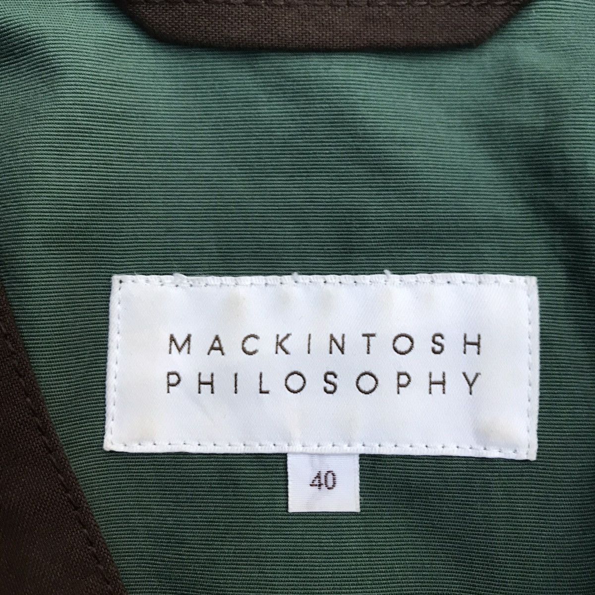 Japanese Brand × Mackintosh × Vintage Mackintosh Philosophy Hunting Outdoor Brown Jacket Mountain Size US L / EU 52-54 / 3 - 3 Thumbnail