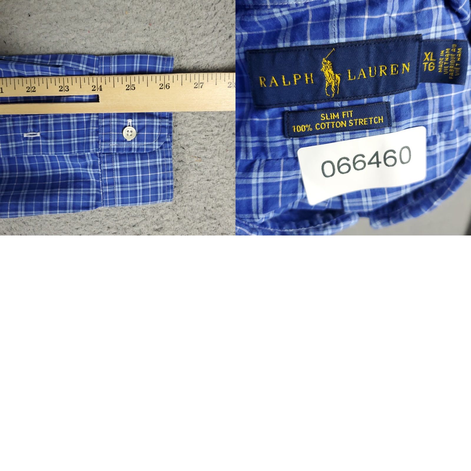 Ralph Lauren Ralph Lauren Shirt Mens XL Blue Plaid Button-Up Long Sleeve Casual Business Formal Party/Cocktail Travel Wedding Workwear Pony Logo Vintage No Size US XL / EU 56 / 4 - 8 Thumbnail