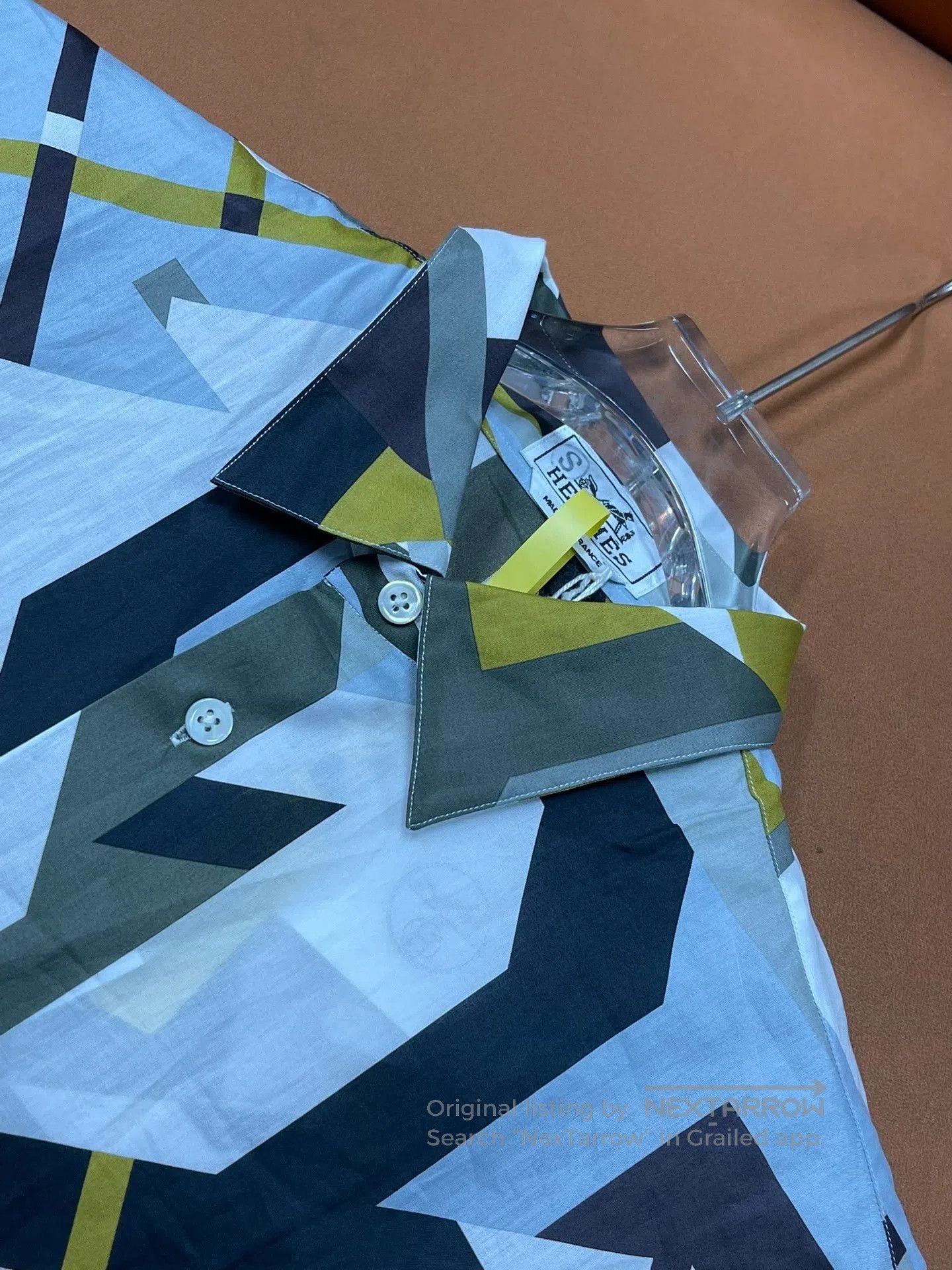 Hermes Hermes Geometric Print Long. Size US M / EU 48-50 / 2 - 3 Thumbnail