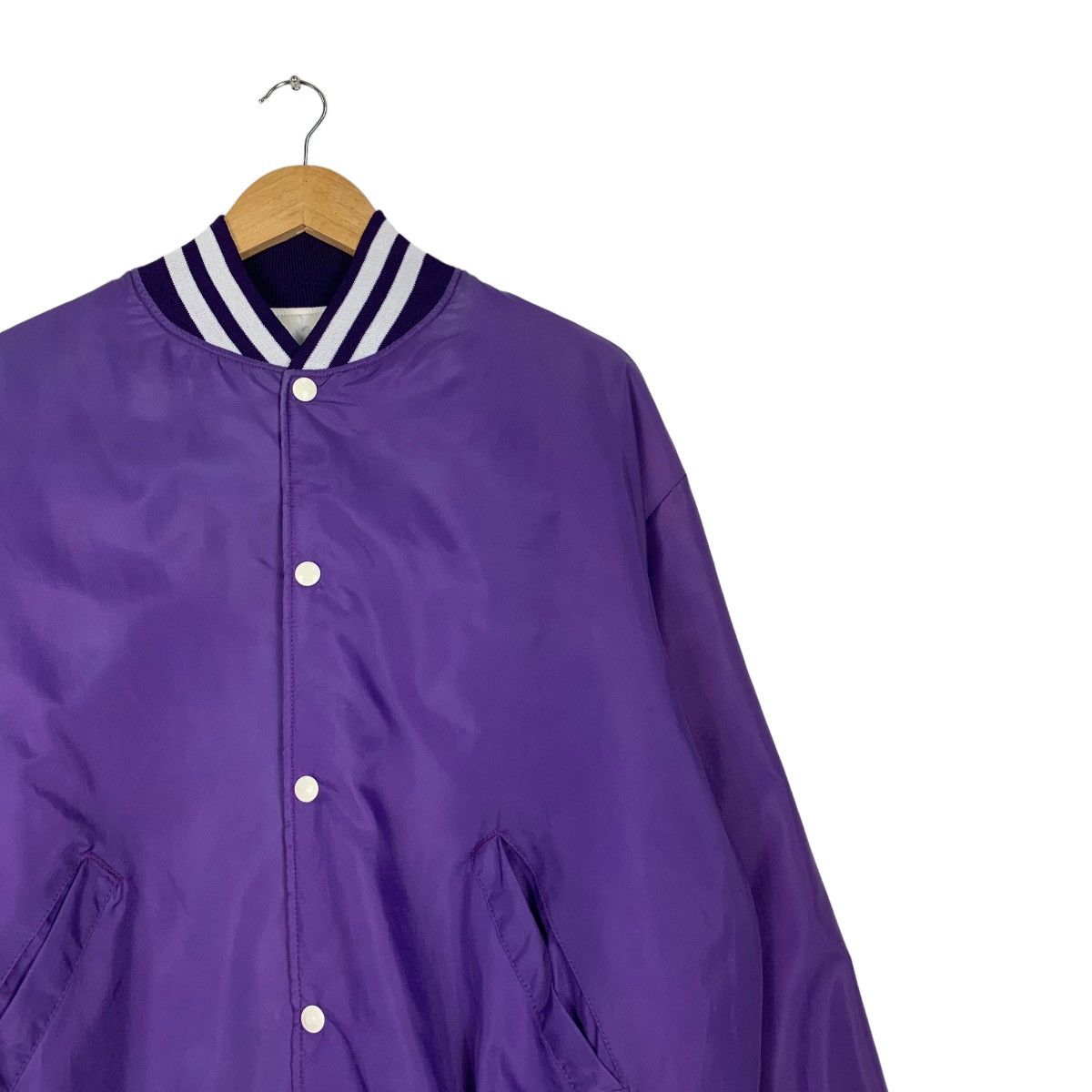 Holloway HOLLOWAY Cushing Baseball Purple Coach Jacket #1160-C53 Size US XL / EU 56 / 4 - 7 Thumbnail