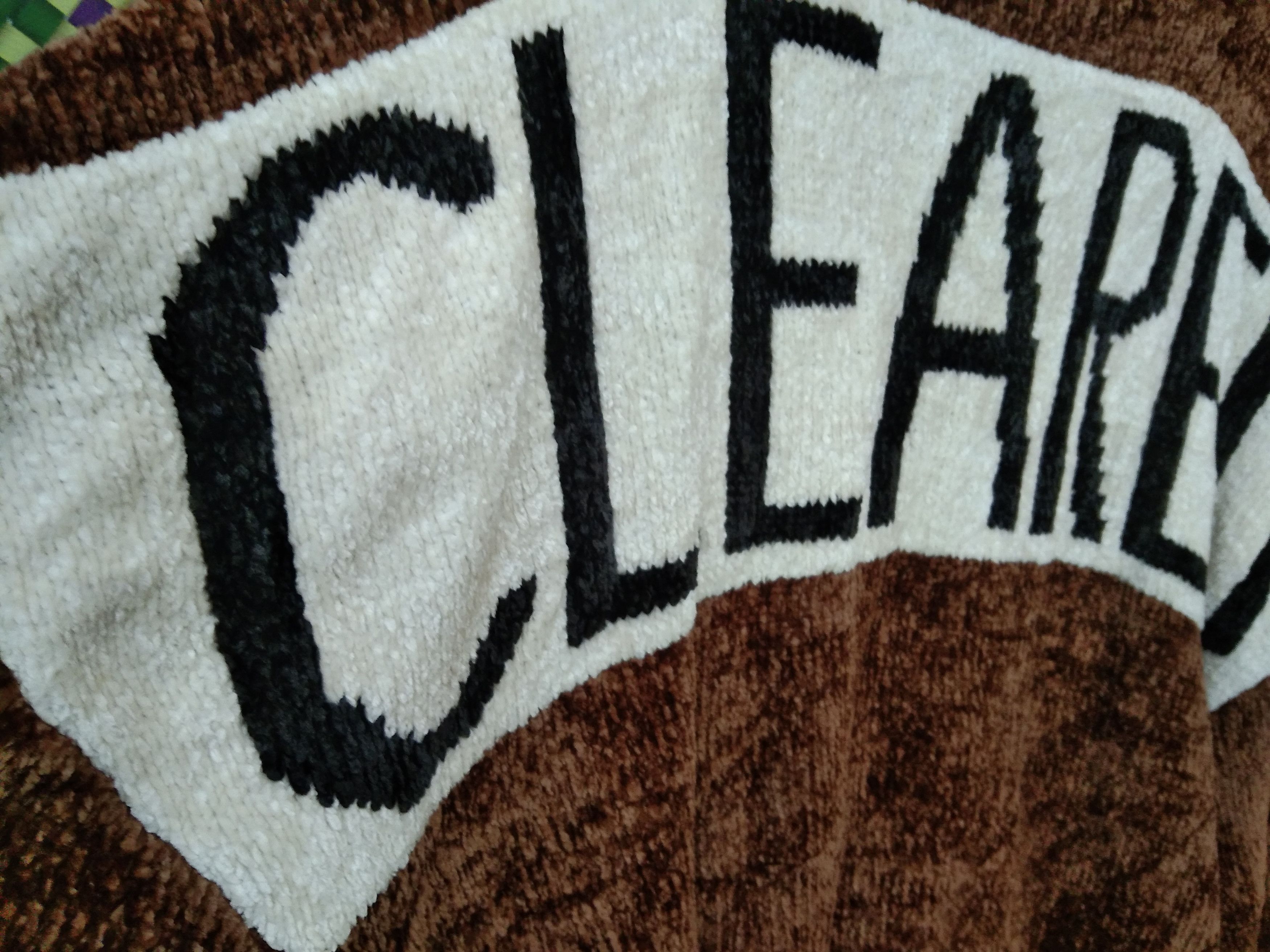 Homespun Knitwear CLEARED MIRROR SPELLOUT KNIT SWEATER Size US M / EU 48-50 / 2 - 5 Thumbnail
