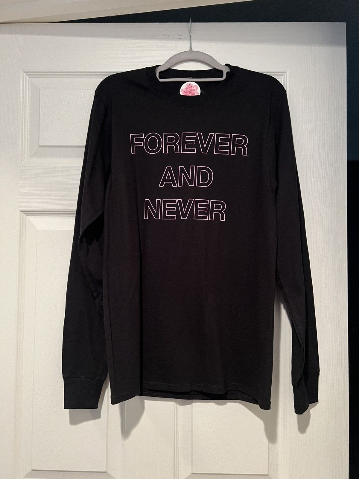 Anti Social Social Club ASSC Forever & Never Long Sleeve Tee Size US S / EU 44-46 / 1 - 1 Thumbnail
