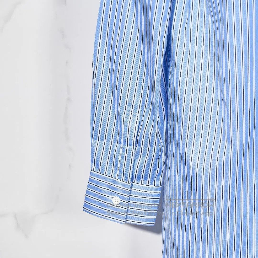 Comme des Garcons Comme des Garçons Men's Deconstructed Striped Shirt. Size US S / EU 44-46 / 1 - 5 Thumbnail