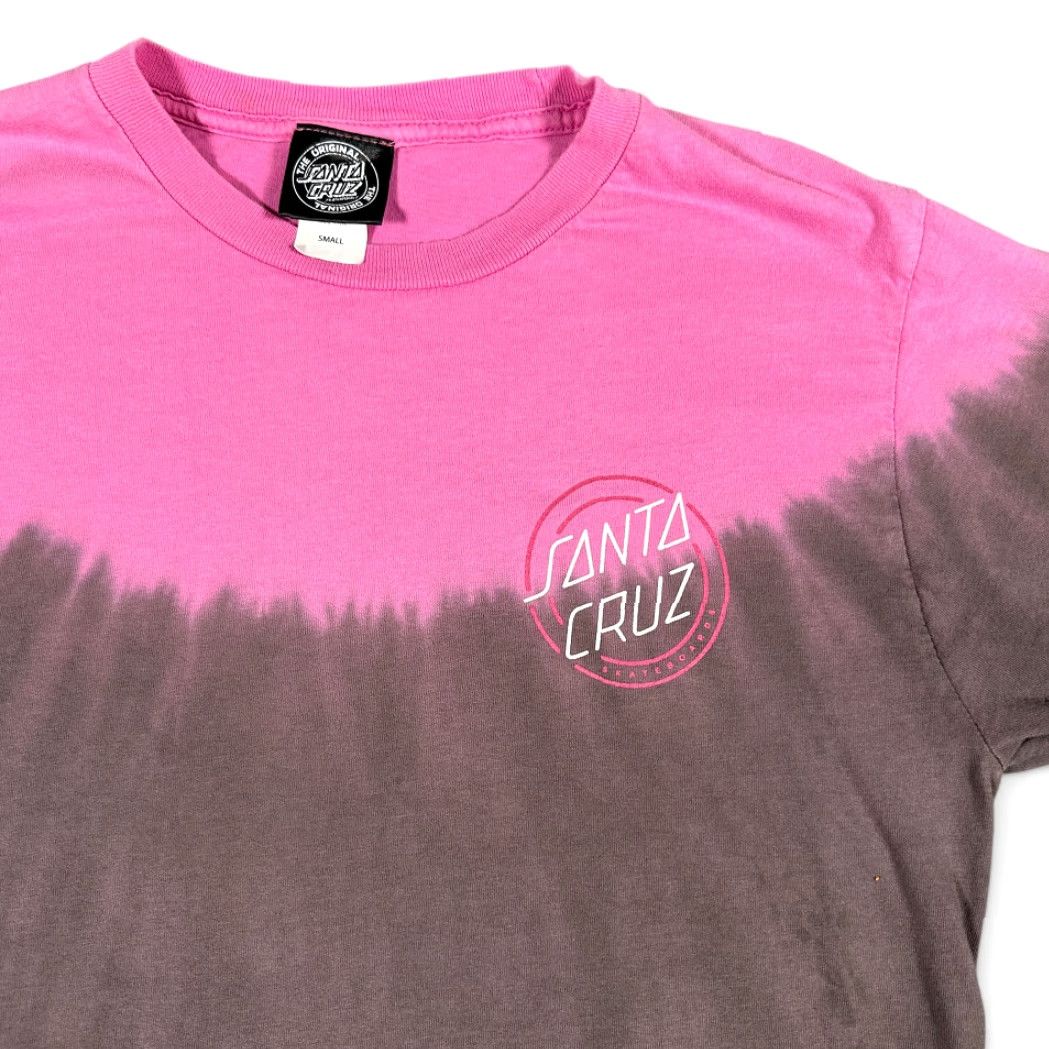 Vintage Santa Cruz Shirt Adult SMALL Pink Gray Tie Dye Long Sleeve Crew Neck Size US S / EU 44-46 / 1 - 3 Thumbnail