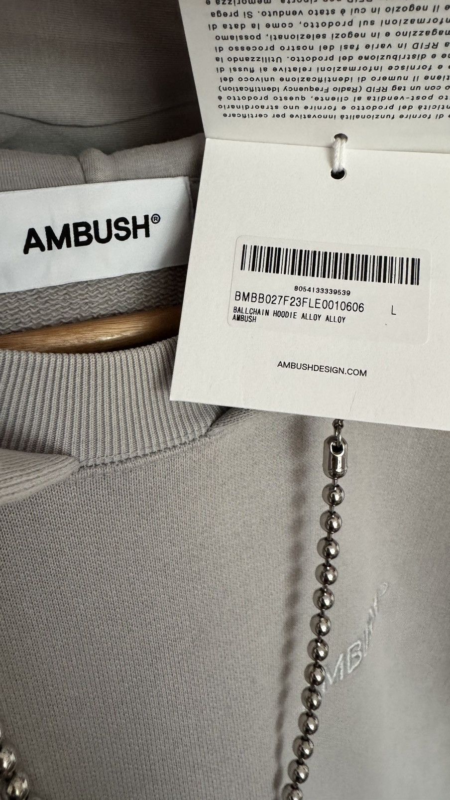 Ambush Design Ambush hoodie L grey new with tags Size US L / EU 52-54 / 3 - 5 Thumbnail