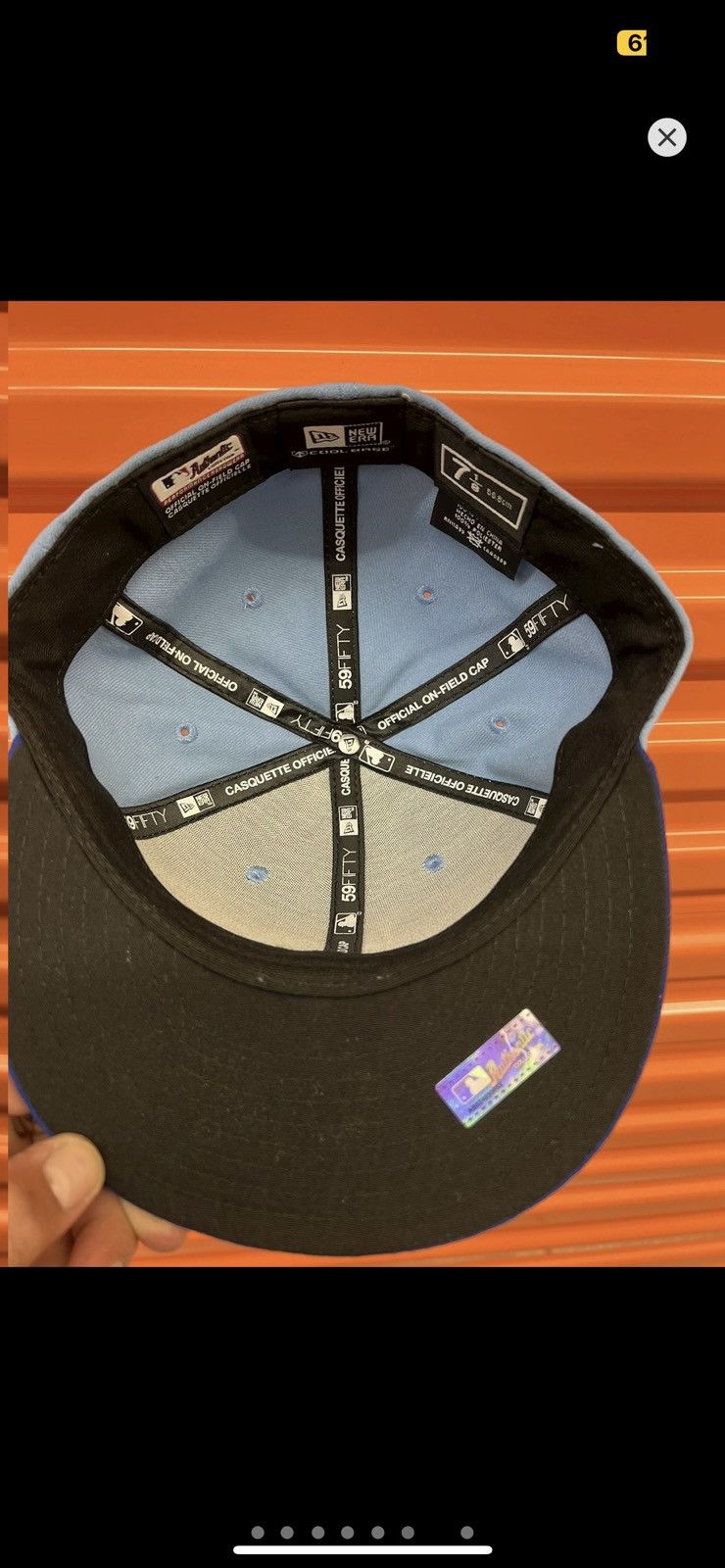 New Era ***FINAL DROP***RARE BNWT KANAS CITY ROYALS FITTED 7 1/4 Size ONE SIZE - 8 Thumbnail