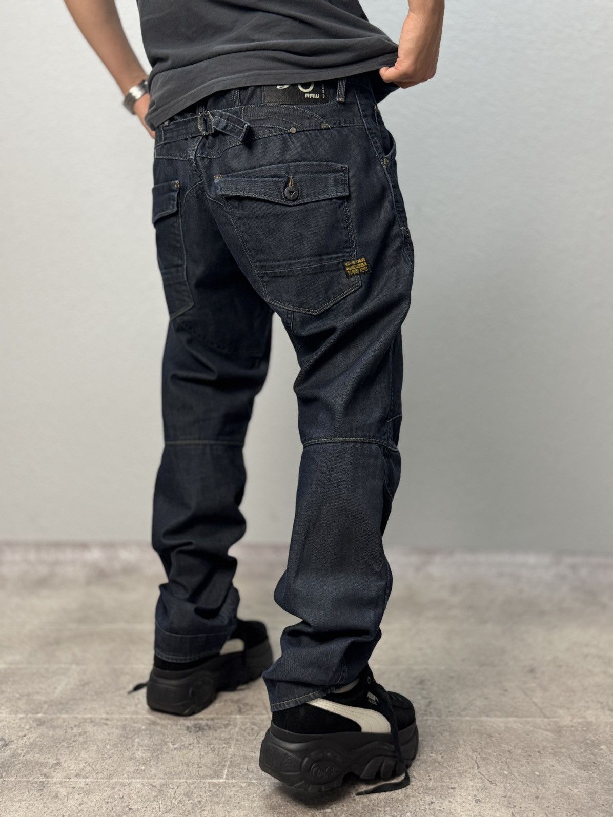 G-Star Vintage G-star Opium Cargo Avantgarde Bontage Baggy Pants Size US 36 / EU 52 - 16 Thumbnail