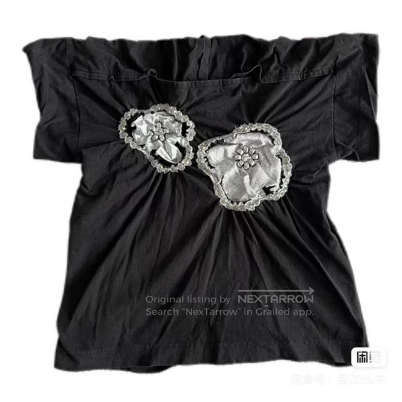 Comme des Garcons Comme Des Garcons size M Silver Inner Skirt + Outer Mesh S Size 23" - 3 Thumbnail
