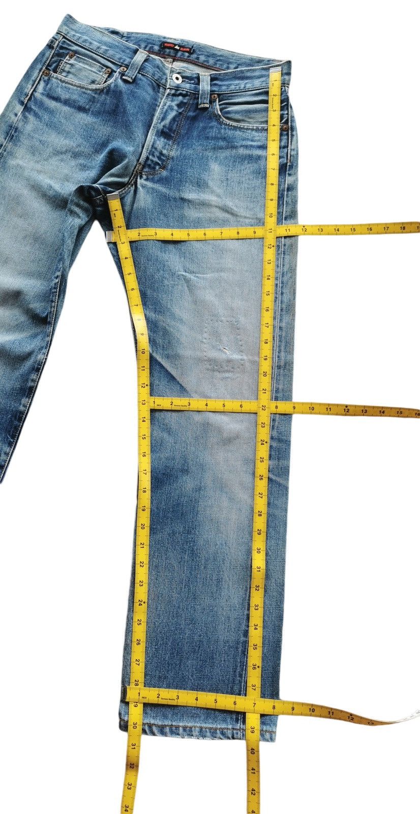 Japanese Brand × Paul Smith × Paul Smith Red Ear Paul Smith Red Ear Selvedge & Crash Crook Selvedge Size US 30 / EU 46 - 8 Thumbnail