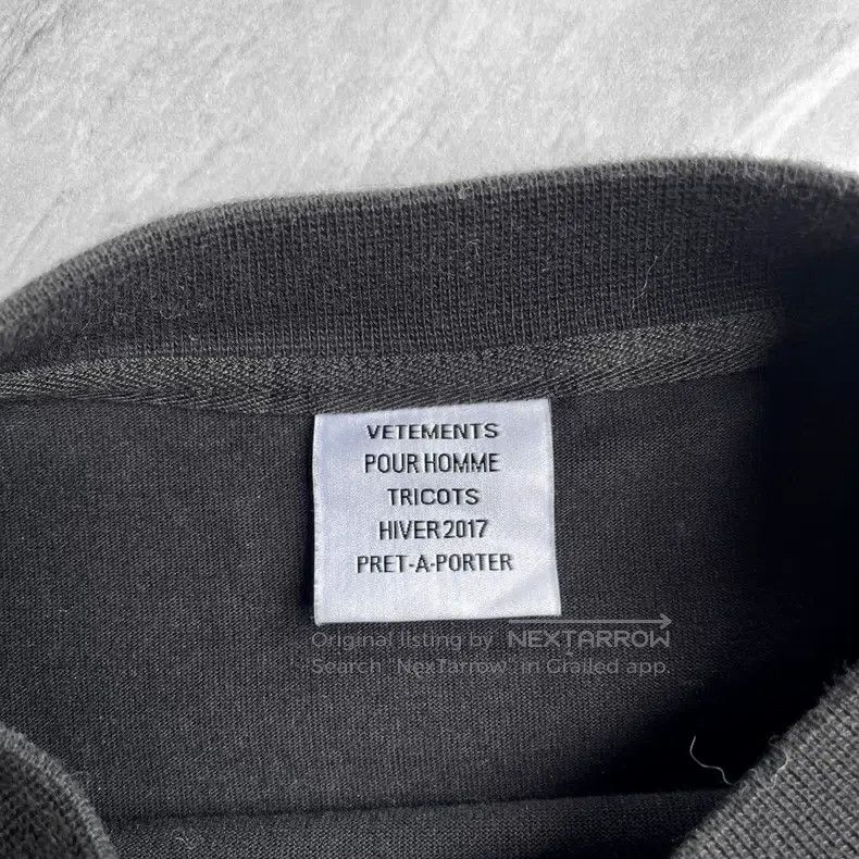 Vetements Vetements Back Inscription Long Sleeve Hoodie Size US M / EU 48-50 / 2 - 4 Thumbnail