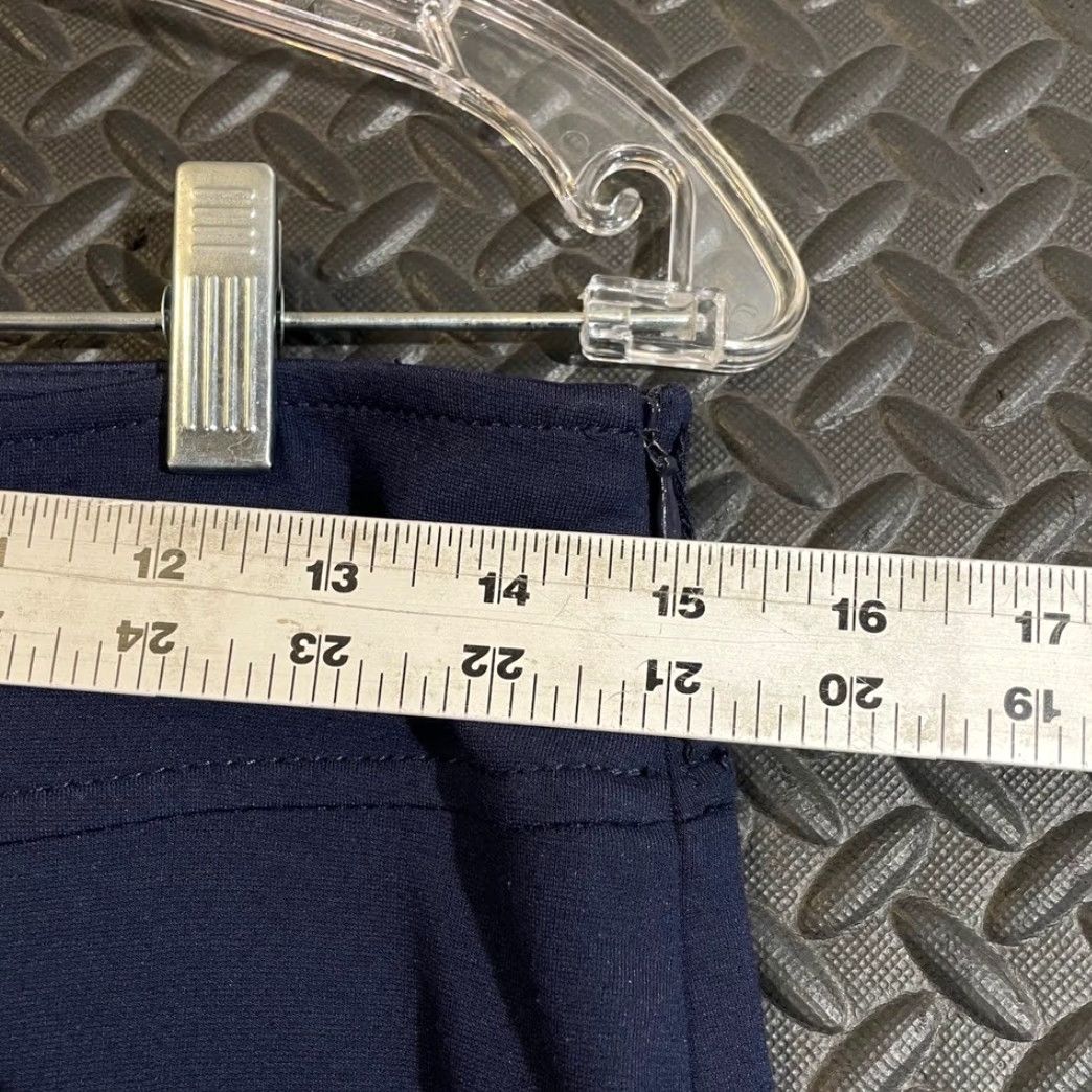 Talbots Talbots Navy Blue Flare Wide Leg High Rise Pull On Pants Women 6P Career Womens Petite Size 6P Wide Leg Pants Blue Talbots Career Women 6P Size 28" / US 6 / IT 42 - 6 Thumbnail