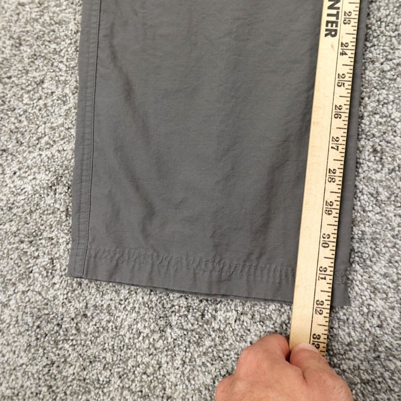 Vintage Columbia Pants Mens M Gray Cargo Silver Ridge Convertible Outdoor Hiking Hunting Size US 31 - 3 Thumbnail