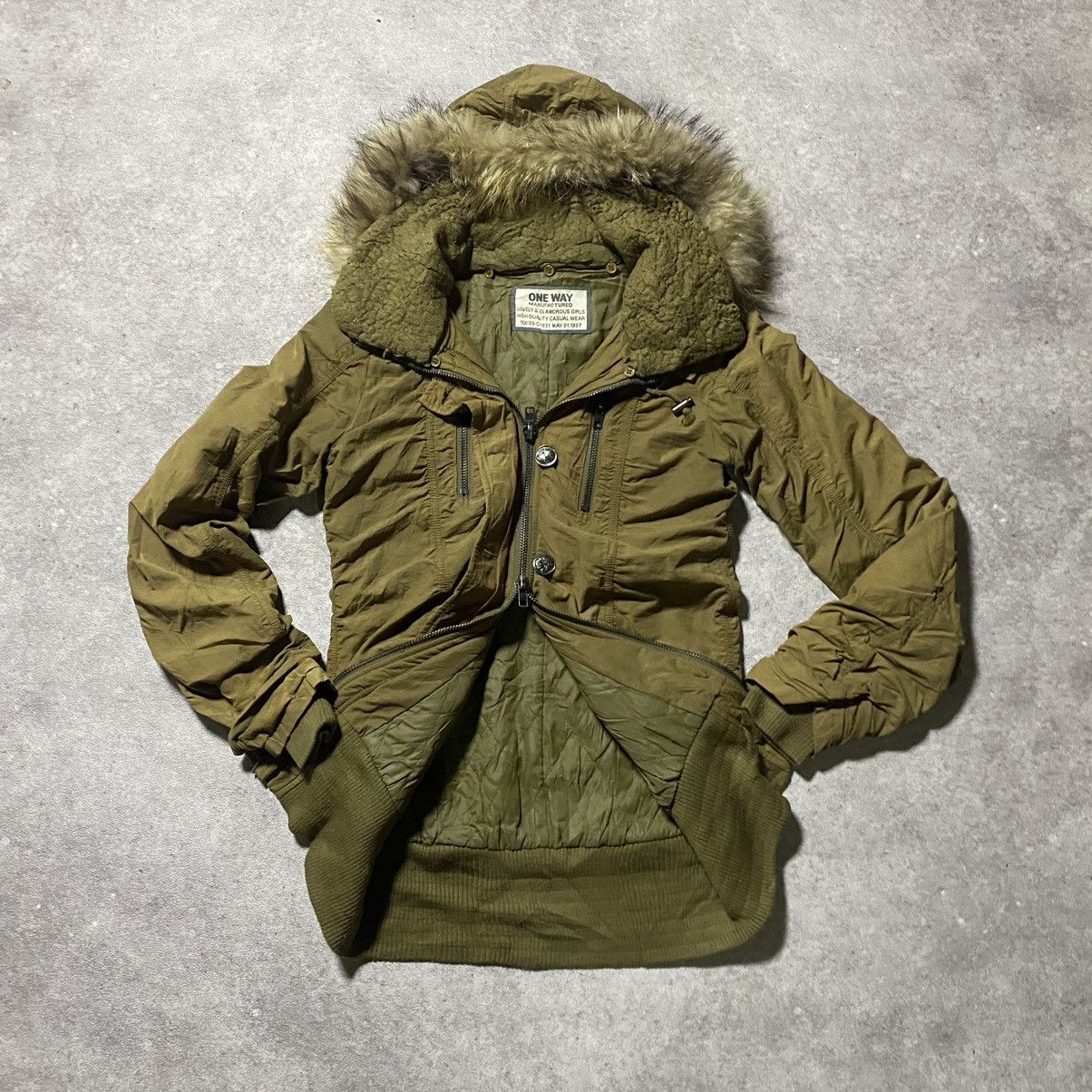 GOA 2000s One way Fur Military Hoodie Size US S / EU 44-46 / 1 - 2 Thumbnail