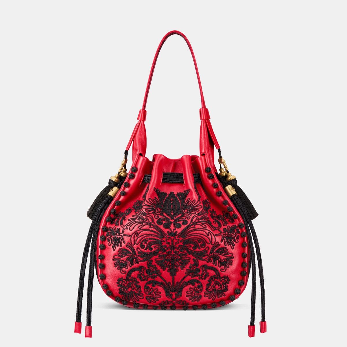 Dior o1bcso1str1124 Size: OS / Hobo Bucket Bag in Red/Black Size ONE SIZE - 4 Thumbnail