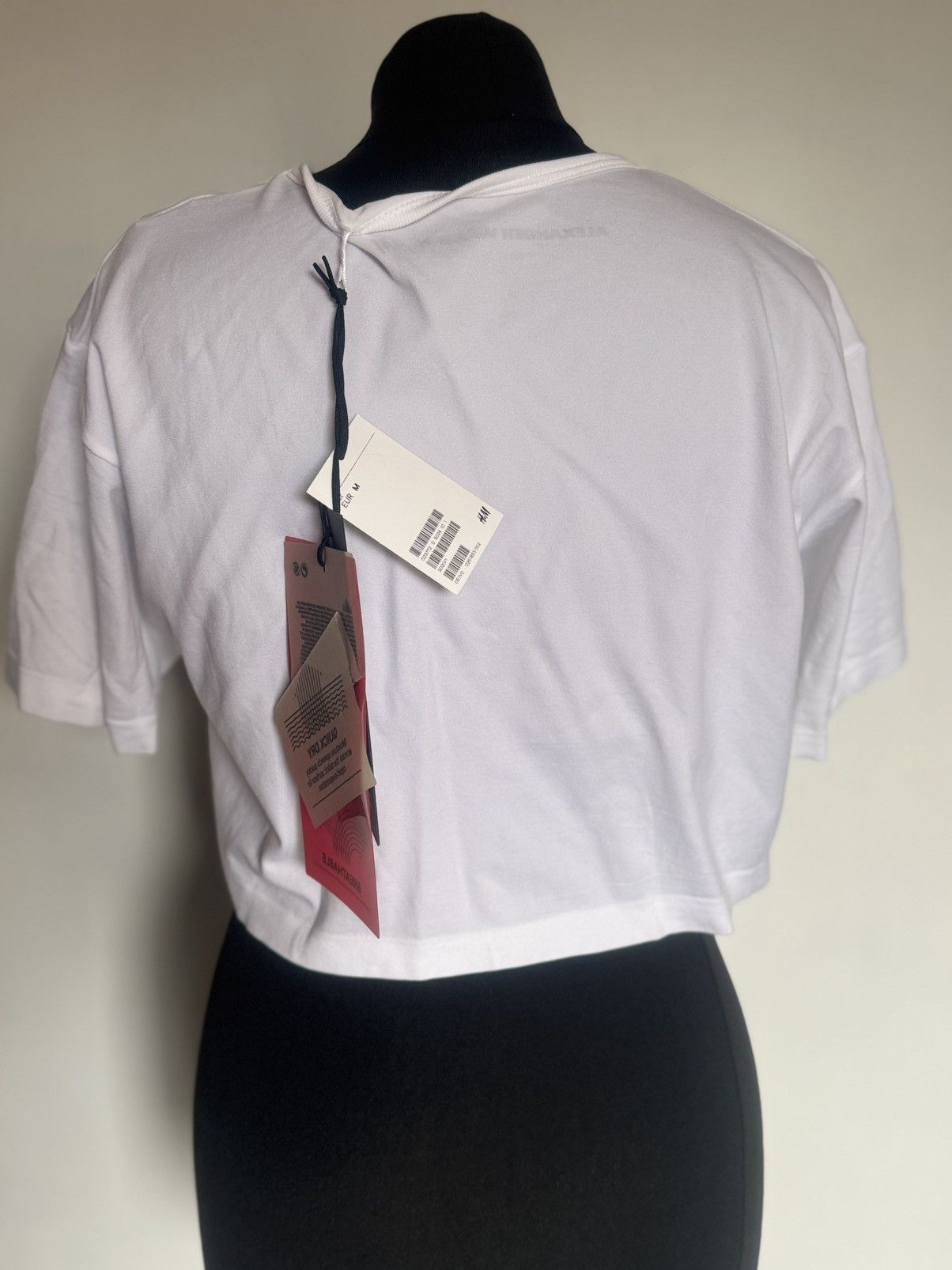 Alexander Wang Alexander Wang X HM stretchy white crop top Size M / US 6-8 / IT 42-44 - 4 Thumbnail