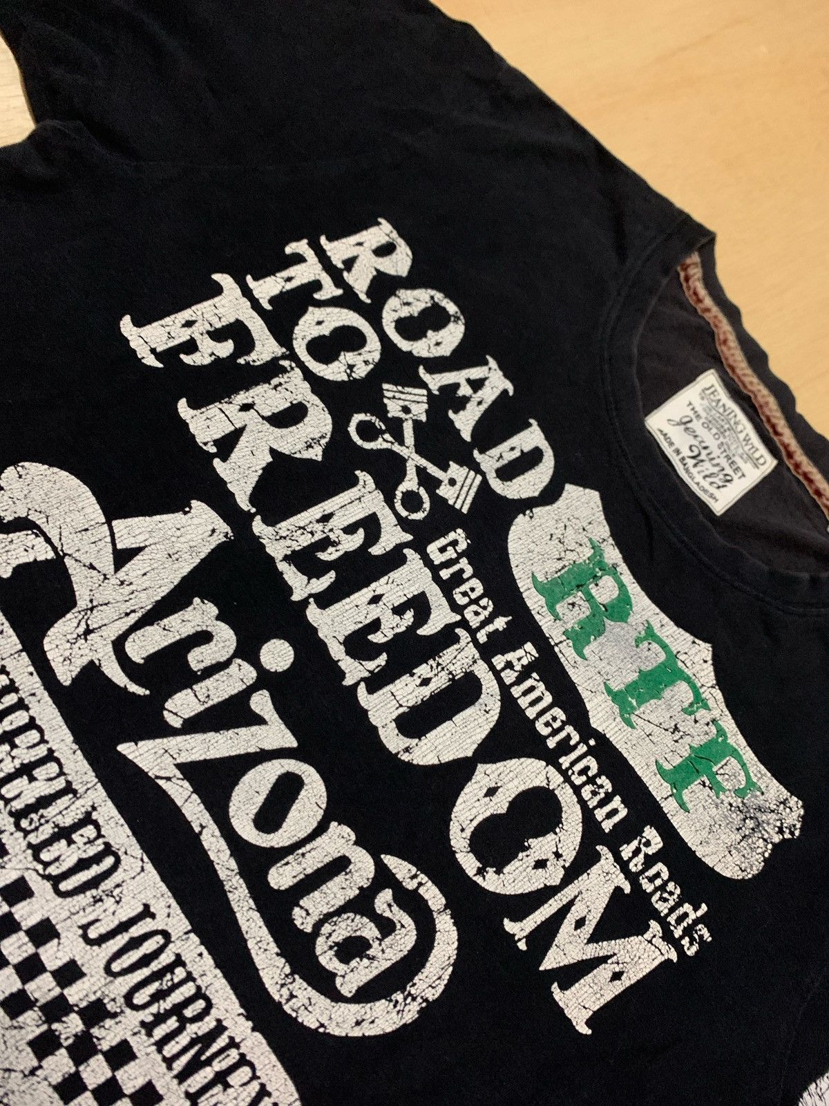 If Six Was Nine × Indian Motorcycle × Japanese Brand Y2k Jeaning Wild Motorcycle Tshirt Size US M / EU 48-50 / 2 - 3 Thumbnail