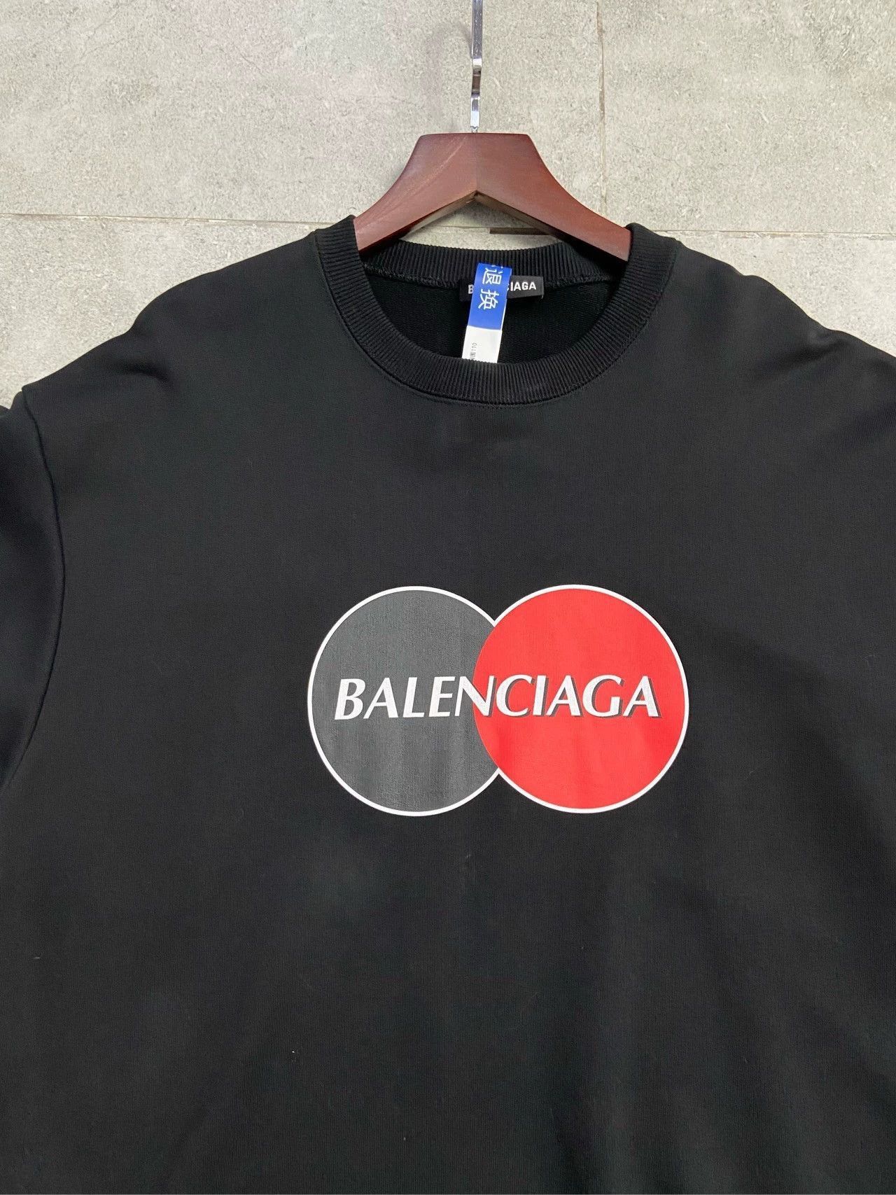 Balenciaga Balenciaga Mastercard Black Hoodie Size US S / EU 44-46 / 1 - 5 Thumbnail