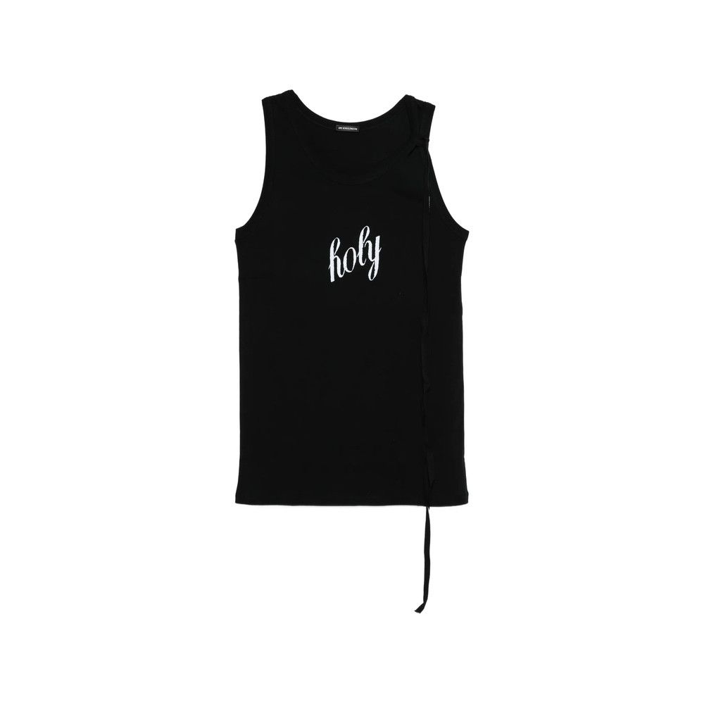 Ann Demeulemeester Ann Demeulemeester BLACK T-Shirts & Vests - Vests & Tanks Size US XL / EU 56 / 4 - 1 Thumbnail