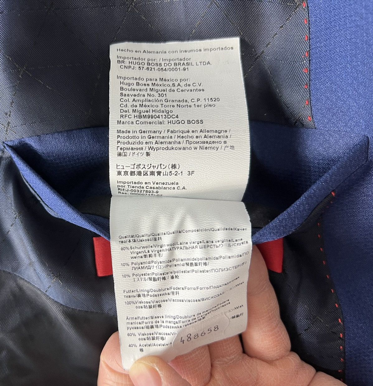 Hugo Boss Suit Hugo Boss 80% Virgin Wool Great Color Blazer + Pants Size US M / EU 48-50 / 2 - 9 Thumbnail