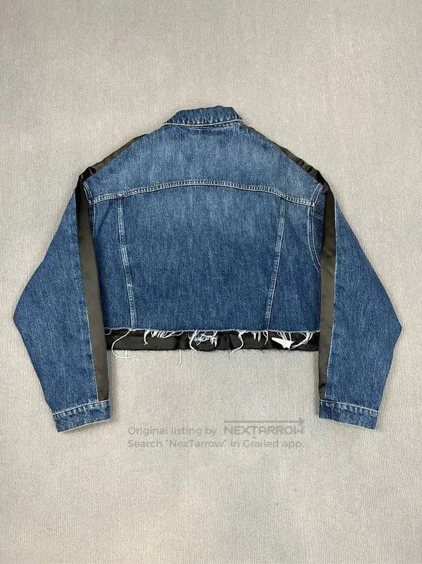 Miu Miu Miu Miu Blue Denim Cropped Jacket . Size S / US 4 / IT 40 - 2 Thumbnail
