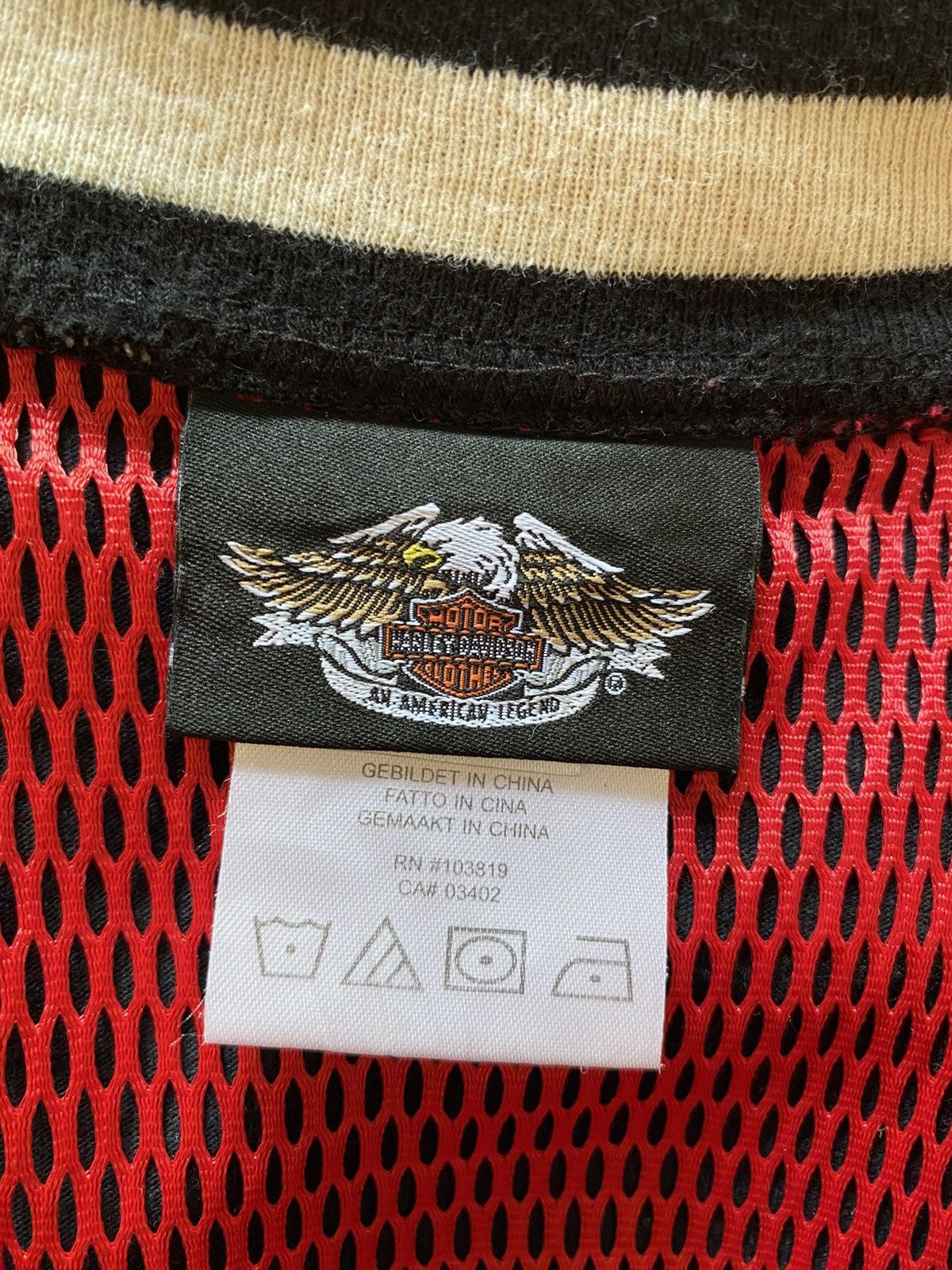 Harley Davidson HARLEY-DAVIDSON Black Zip-Up Jacket with Red Stripes Size M / US 6-8 / IT 42-44 - 7 Thumbnail