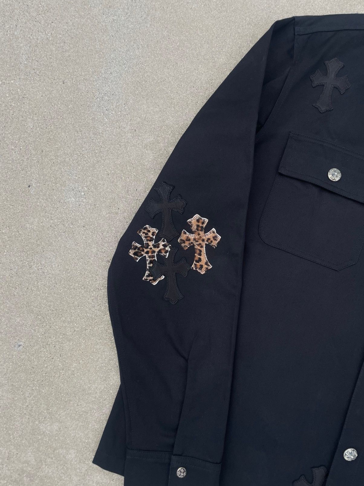 Chrome Hearts Chrome Hearts Leopard Patch Work Dog Jacket Size US L / EU 52-54 / 3 - 3 Thumbnail