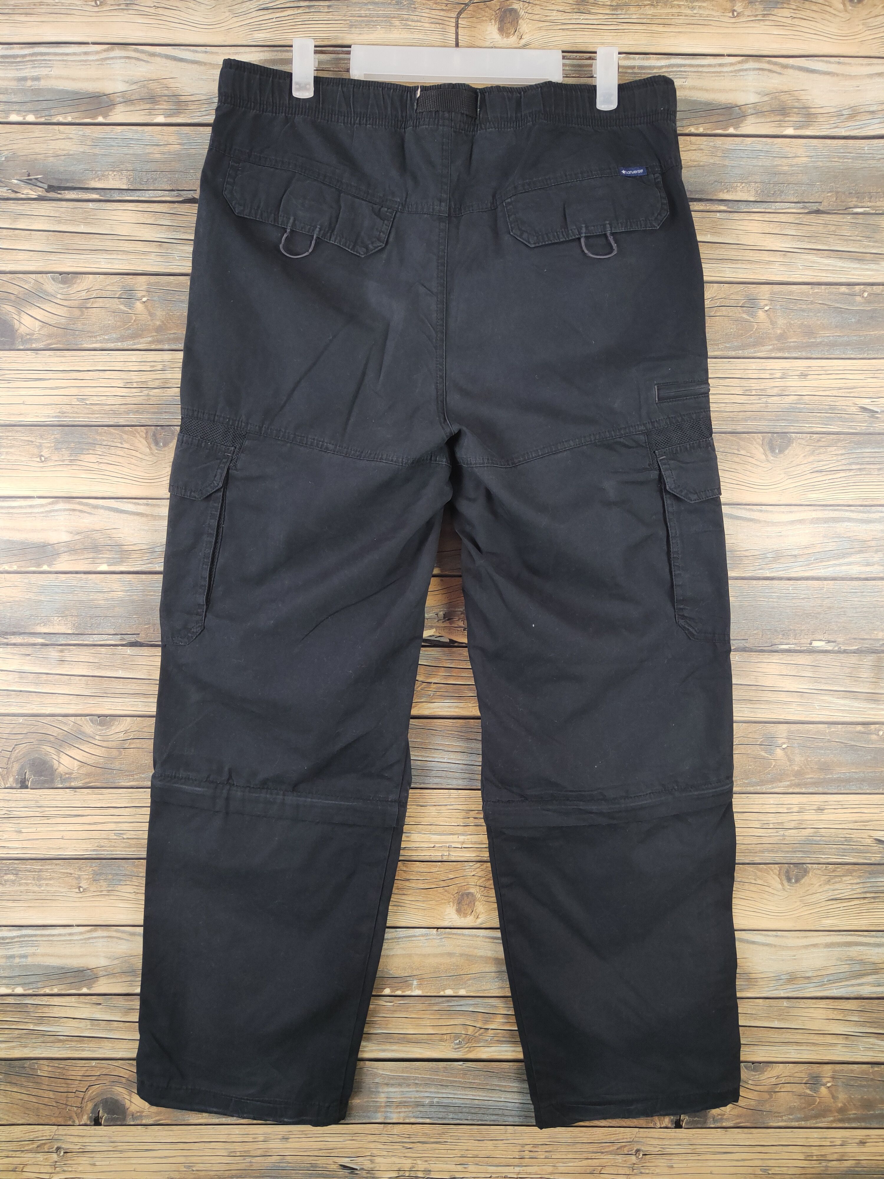 Converse DL Converse Black Multipocket Tactical Cargo Pants #454 Size US 31 - 8 Thumbnail