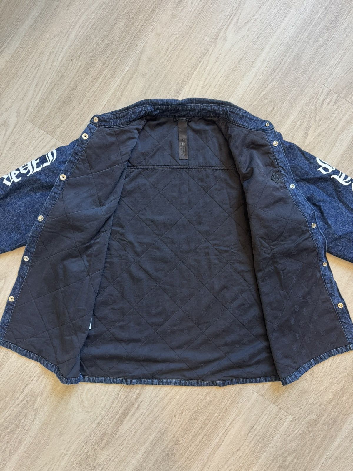 Chrome Hearts Chrome Hearts Work’n Denim Lucky Patch Padded Shirt Size US L / EU 52-54 / 3 - 10 Thumbnail
