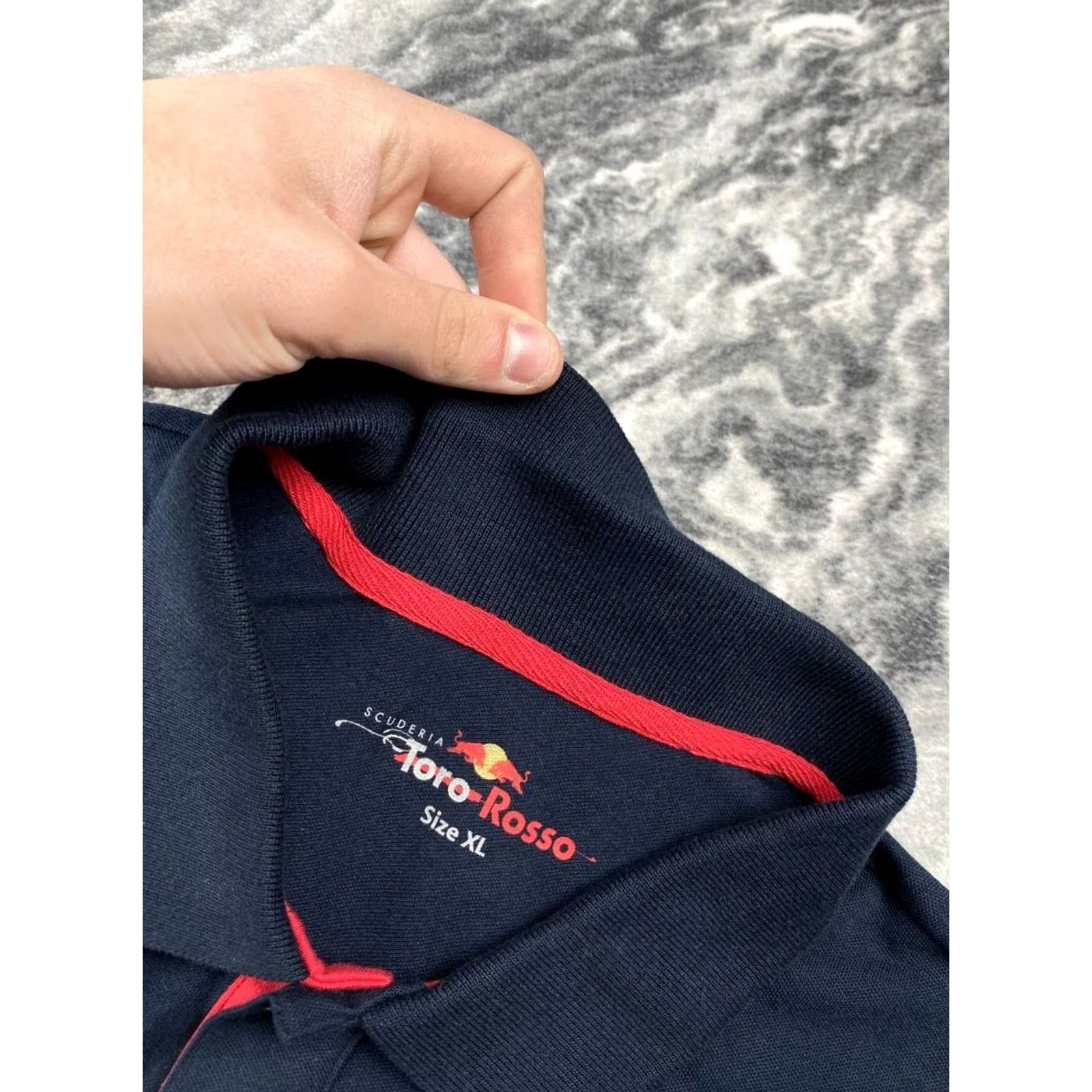 Logo 7 VINTAGE Toro Rosso Red Bull Racing Big Logo Men XL T Shirt Blue Size US XL / EU 56 / 4 - 7 Thumbnail