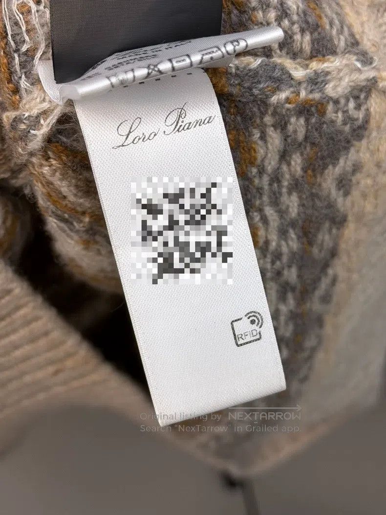 Loro Piana Loro Piana Fair Isle Cashmere V Neck Sweater Size S / US 4 / IT 40 - 4 Thumbnail