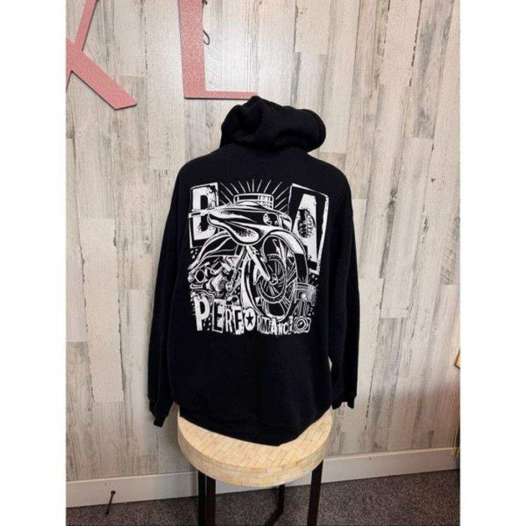J. America J. America DA Performance Motorcycle Engine Hoodie Black XL Size XXL / US 16-18 / IT 52-54 - 9 Thumbnail
