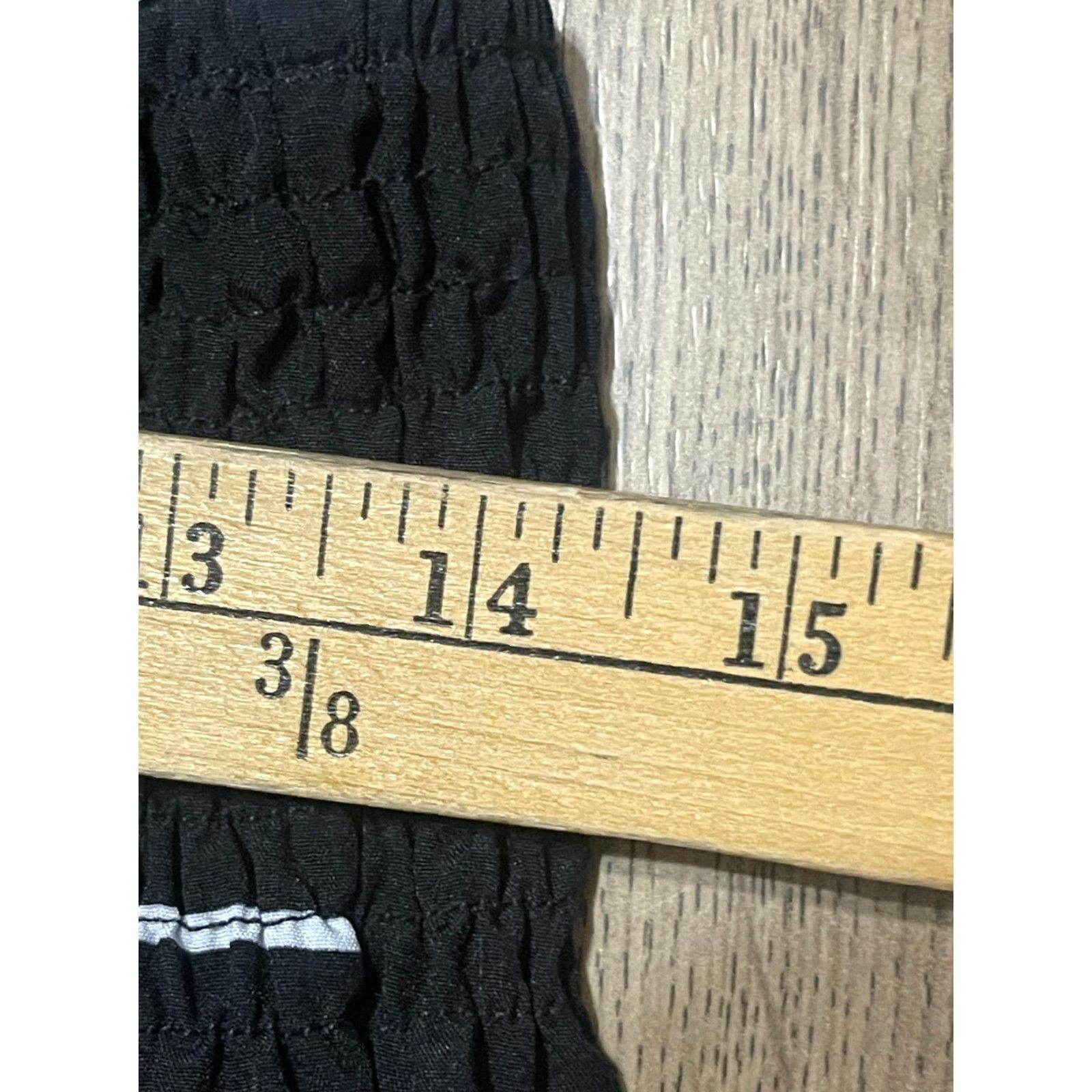 Vintage LISHLY Pants, Women’s 2XL, Black White, Wide Leg, Drawstring, Casual, Ankle, Regular, Inseam 26 in, Check Pattern, 2XL Womens, Fall Spring Summer Size 40" / US 18 - 4 Thumbnail