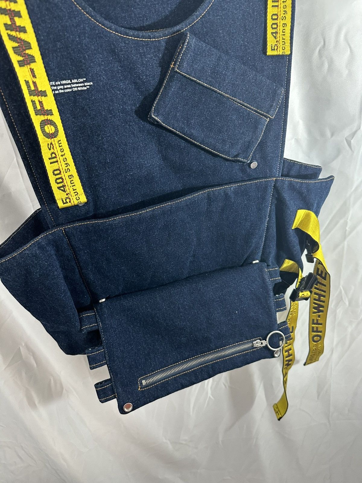 Off-White Off White Denim Vest Size US L / EU 52-54 / 3 - 7 Thumbnail