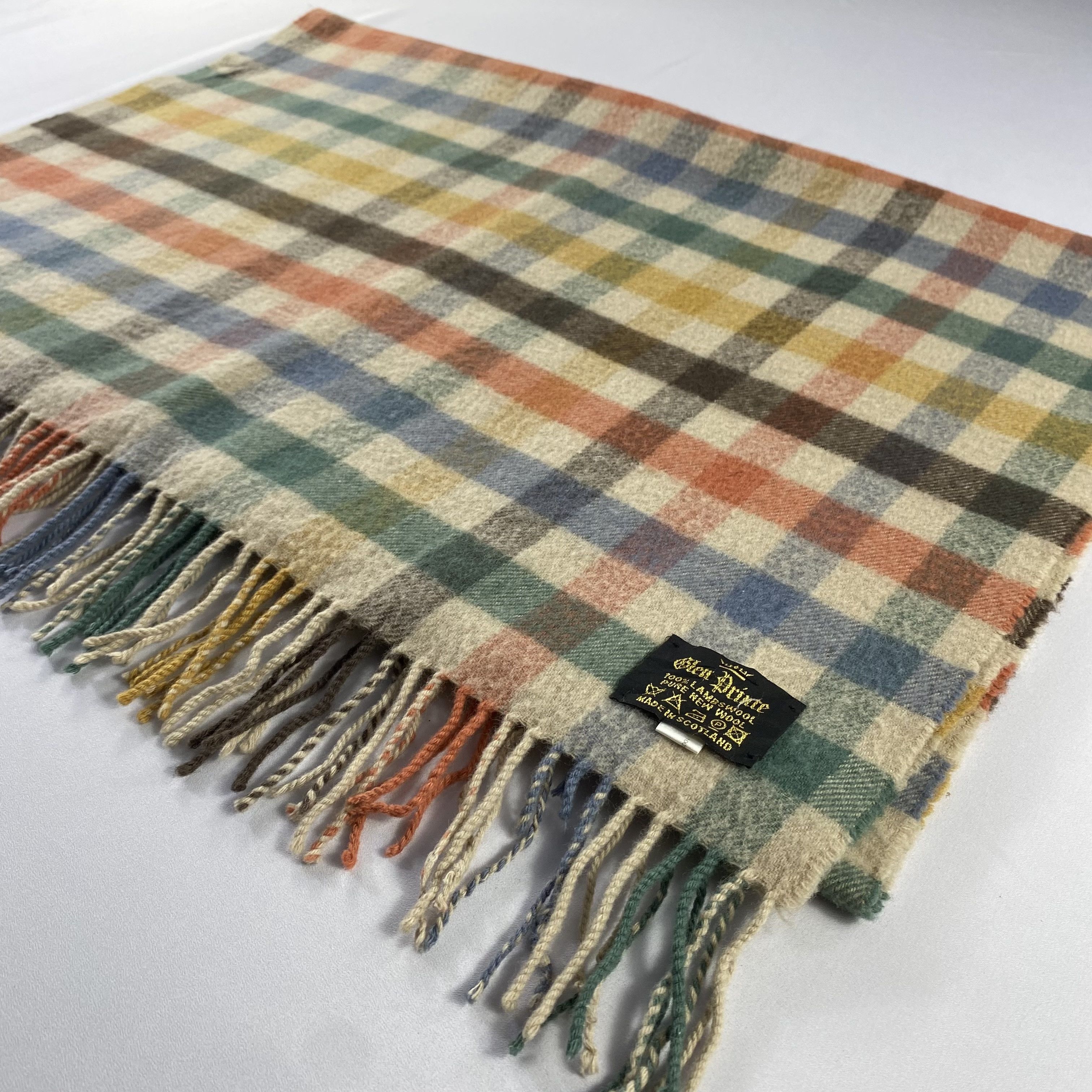 Designer Glen Prince Scarf Neck Wrap Wool Muffler Size ONE SIZE - 3 Thumbnail
