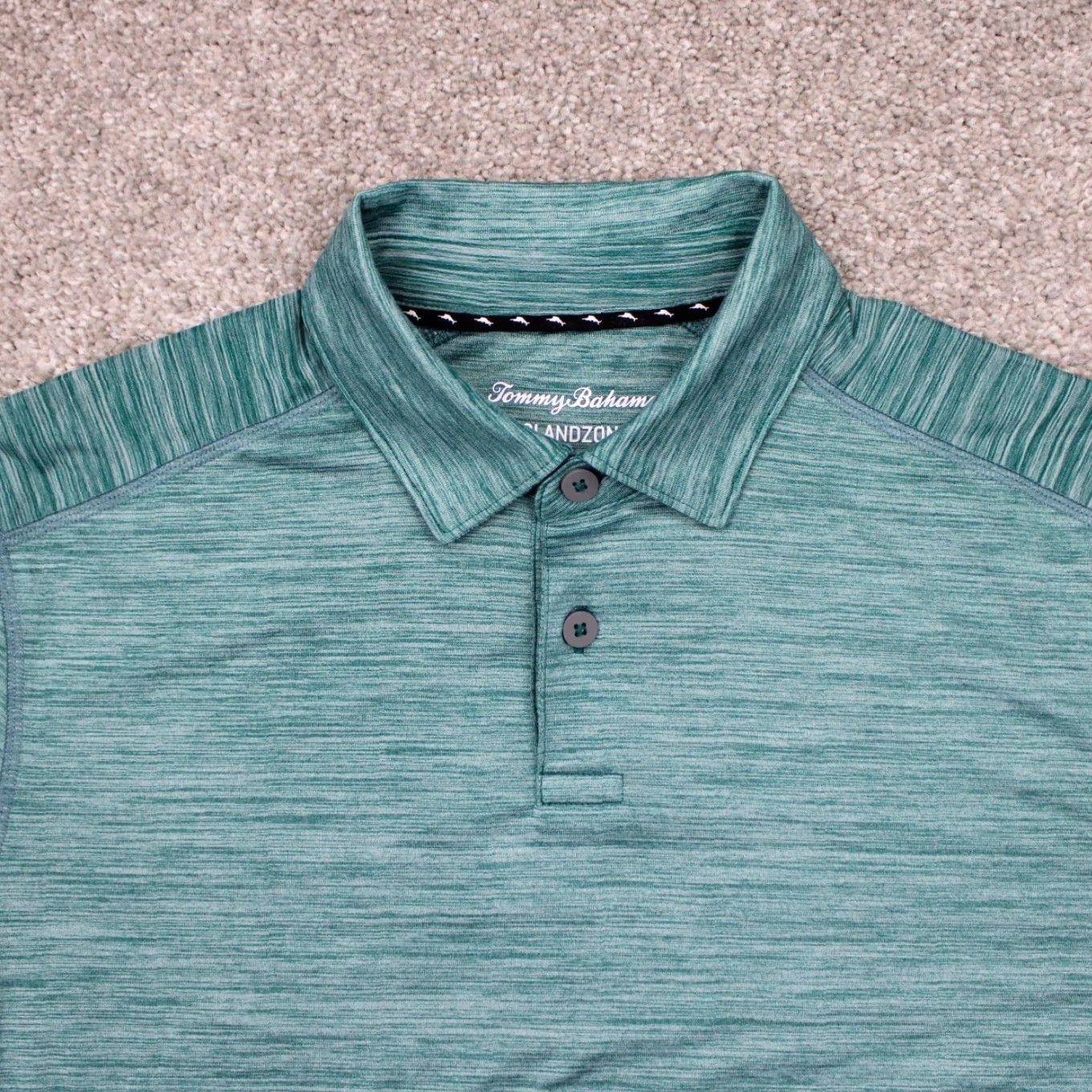 Tommy Bahama Tommy Bahama IslandZone Polo Shirt Men S Blue Short Sleeve Polo Shirt Regular Fit Stretch 90s Pattern Size US S / EU 44-46 / 1 - 5 Thumbnail