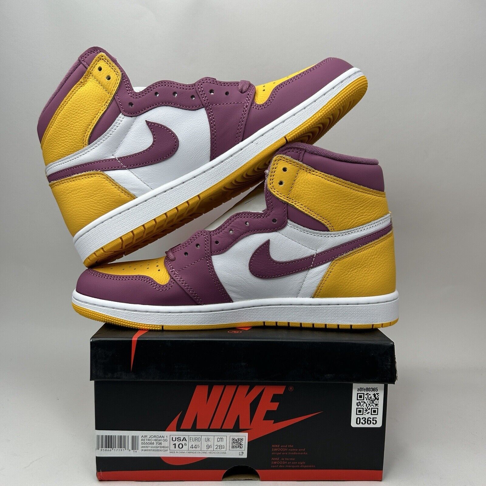 Nike Nike Air Jordan 1 Retro High OG “Brotherhood” 2023 Size US 10.5 / EU 43-44 - 3 Thumbnail