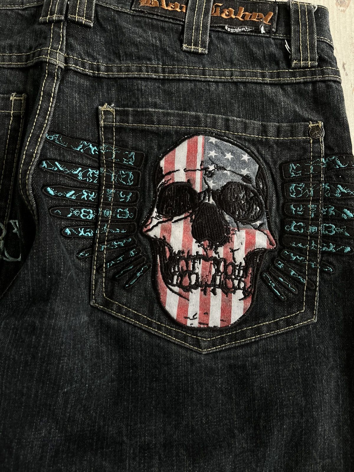 Vintage Black Label skull denim Size US 34 / EU 50 - 4 Thumbnail