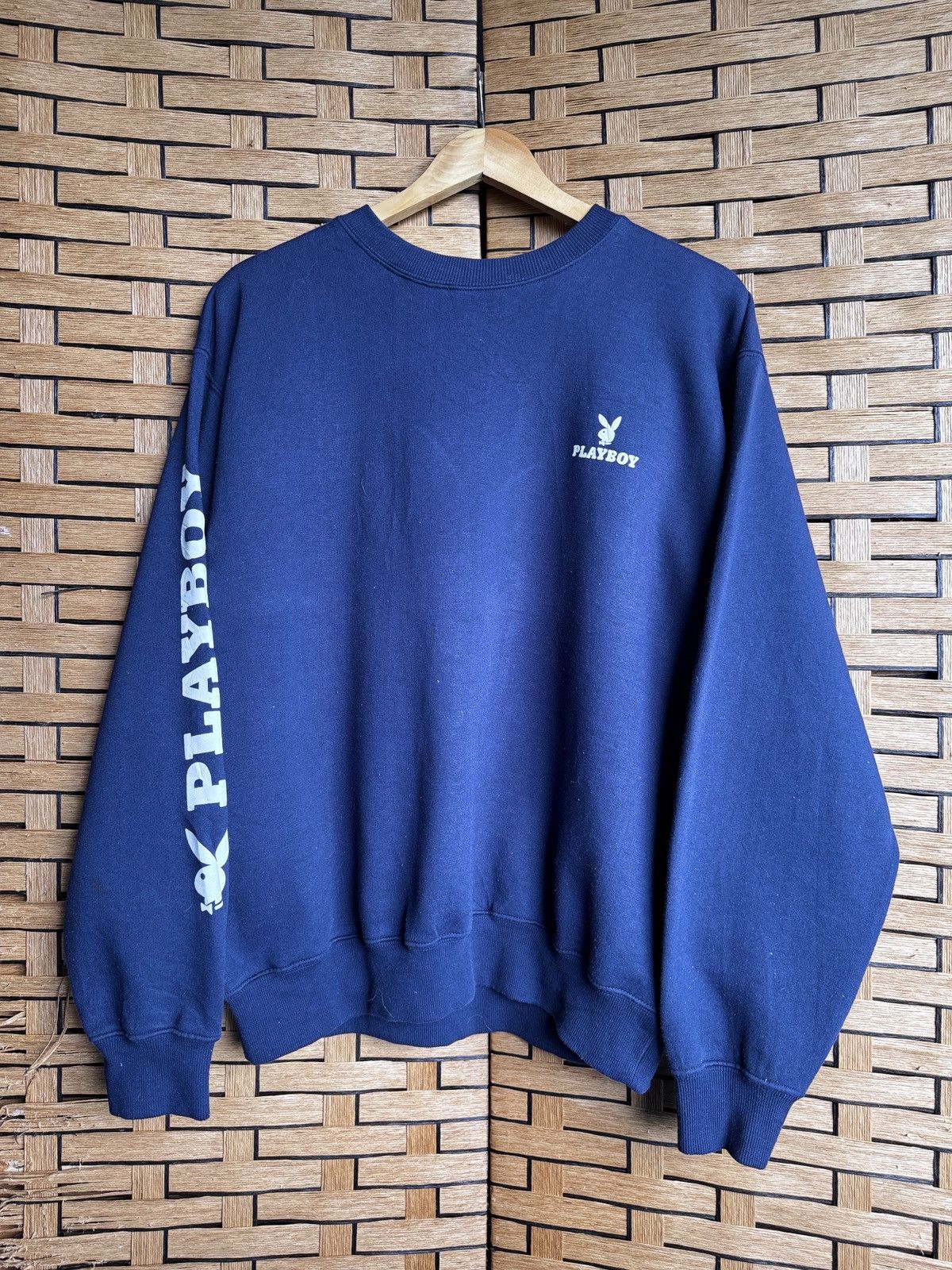 Playboy Vintage Playboy Bunny Embroided Sweatshirt Size US XL / EU 56 / 4 - 2 Thumbnail