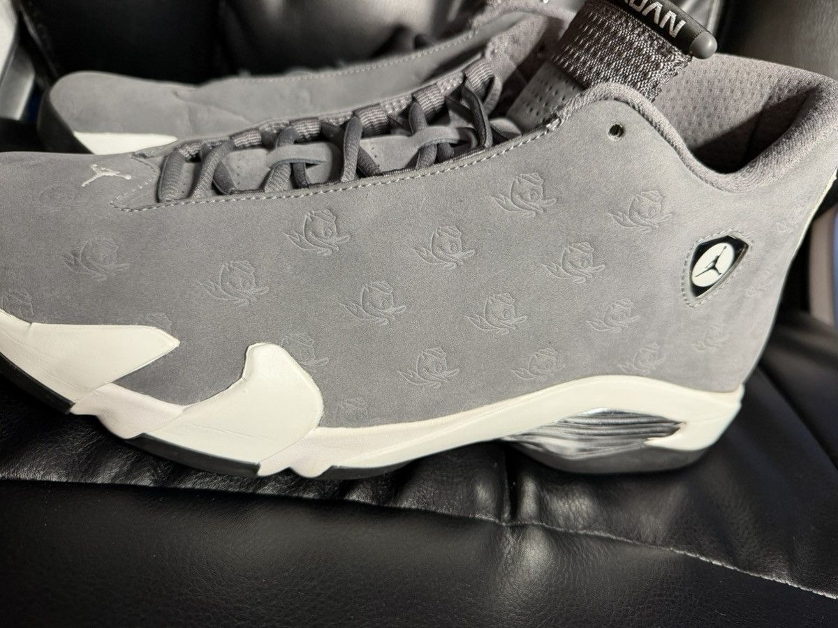 Jordan Brand Jordan 14 Oregon Ducks Promo Size 12.5 w/ Box Excellent Cond Size US 12.5 / EU 45-46 - 9 Thumbnail