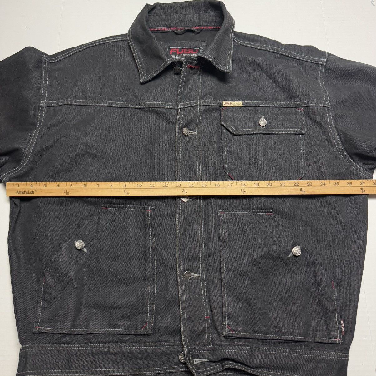 Fubu Vintage FUBU Denim Trucker Jean Jacket in Black Size: XL Size US XL / EU 56 / 4 - 7 Thumbnail