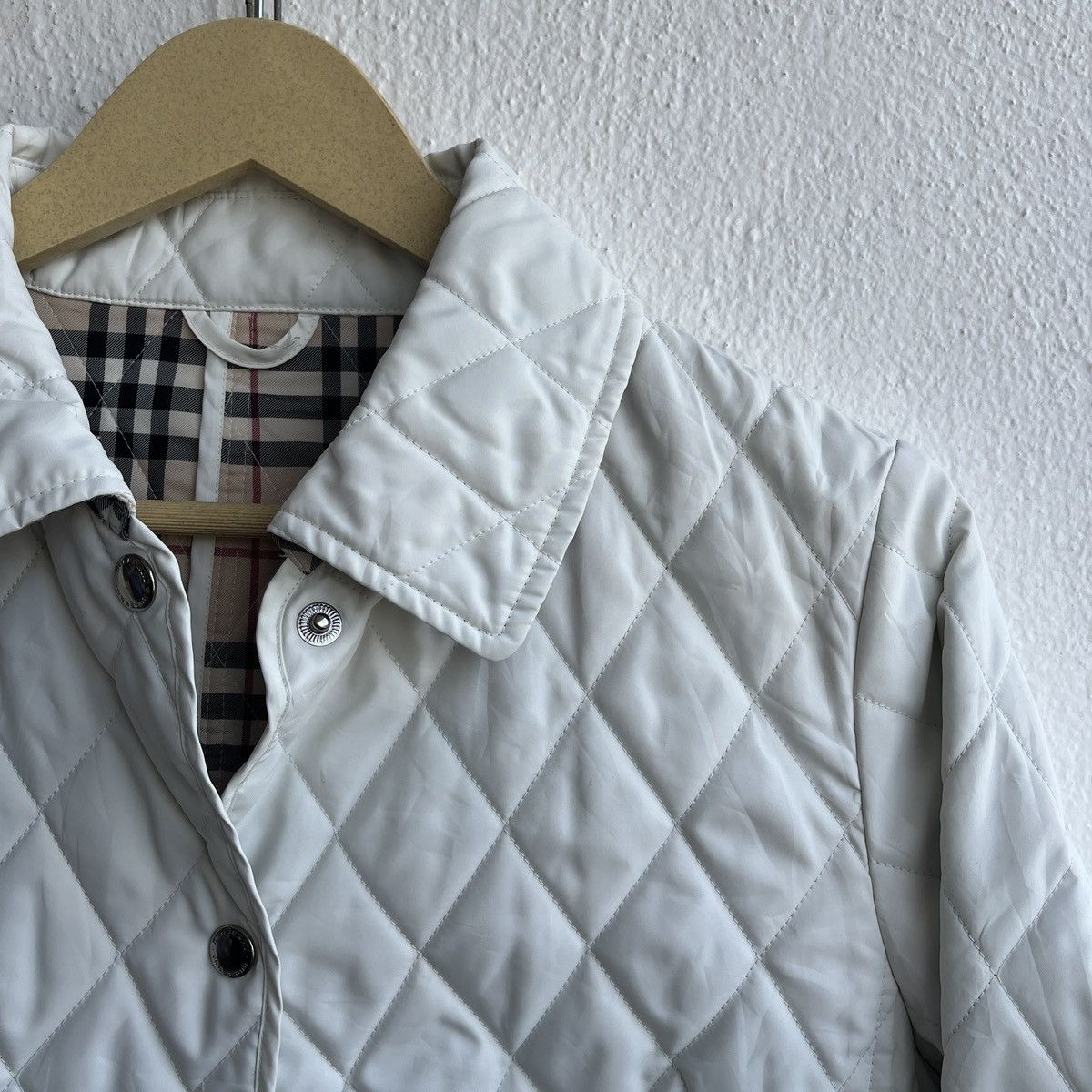 Burberry BURBERRY LONDON QUILTED NOVACHECK DESIGNER LIGHT JACKET Size XS / US 0-2 / IT 36-38 - 6 Thumbnail