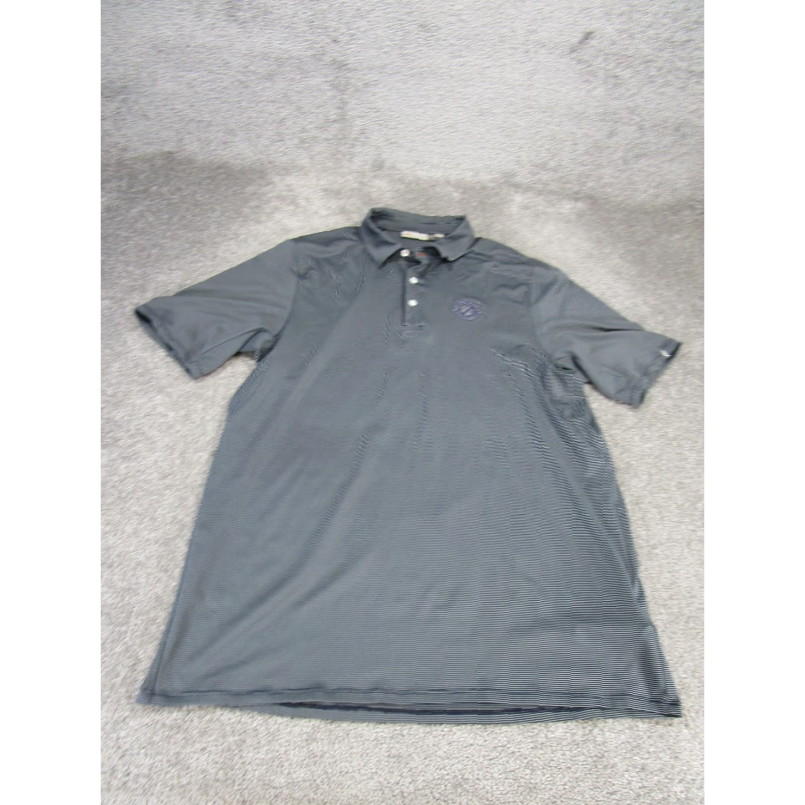 KJUS Kjus Polo Shirt Mens XL Gray Striped Short Sleeve Stretch Golf Polo Mens Size US XL / EU 56 / 4 - 2 Thumbnail