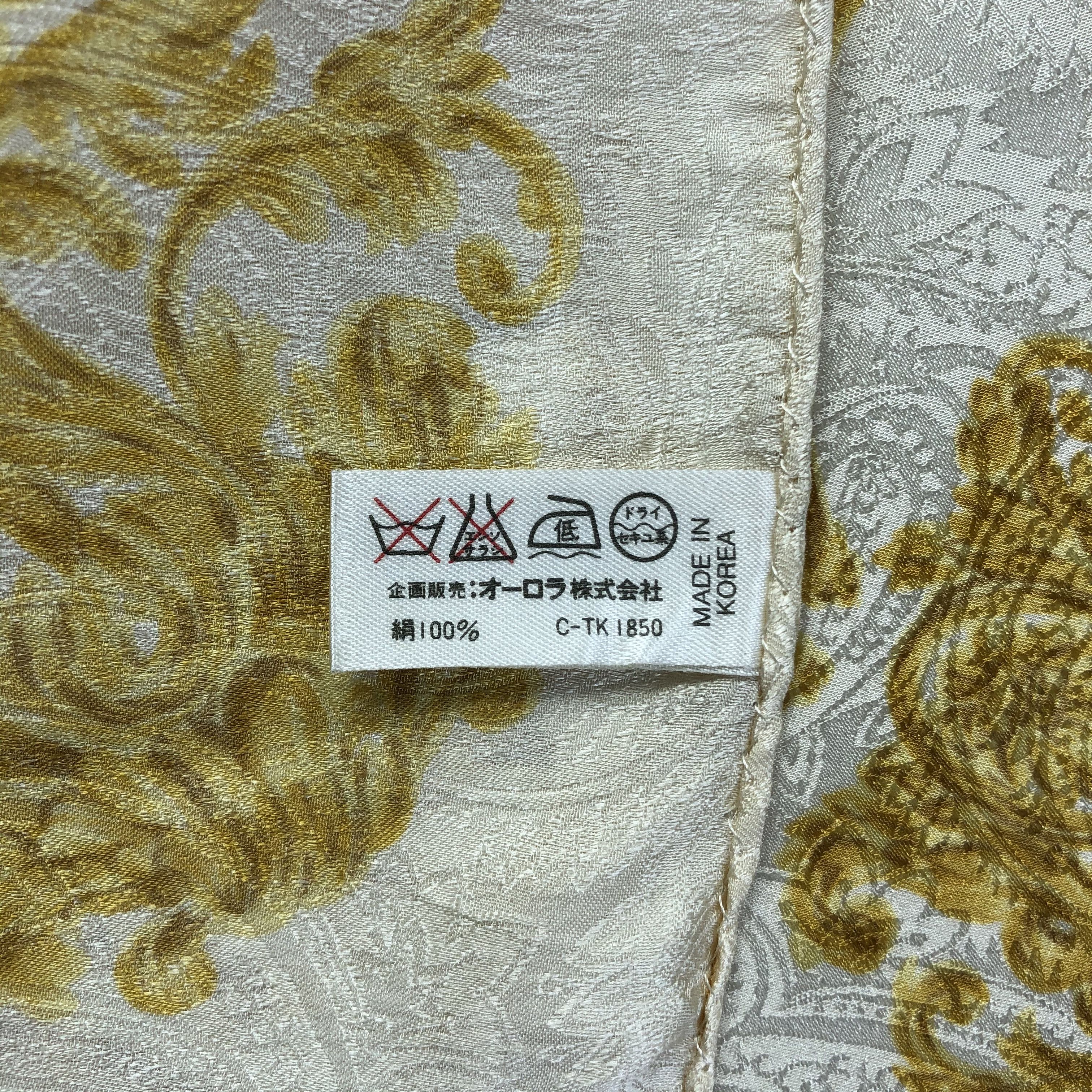 Vintage Vintage Bella Rosa Silk Scarf Size ONE SIZE - 5 Thumbnail