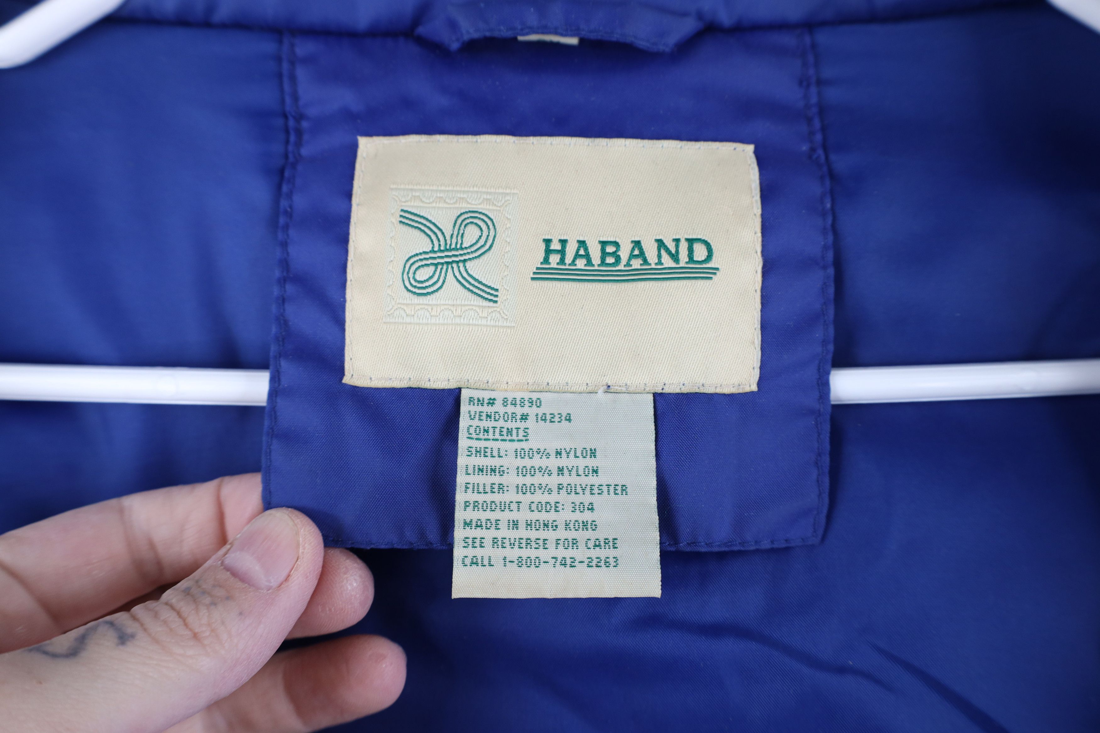 Vintage Vintage 90s Streetwear Block Full Zip Puffer Jacket Blue Size US XXL / EU 58 / 5 - 11 Thumbnail